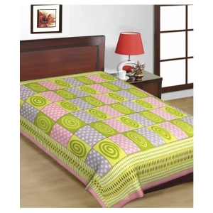 Uniqchoice Cotton Single Bedsheet ( 225 cm x 150 cm ) - Assorted