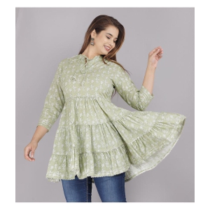 jc4u-green-cotton-womens-frock-style-top-pack-of-1-none