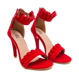 STYLZINDIA Womens Heel for Party and Casual Wear - Red