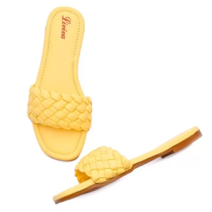 Women Yellow Flats Sandal