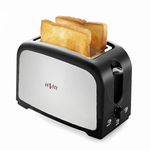 LA'FORTE 2 Slice Premium Stainless Steel Popup Toaster