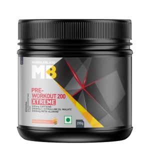 MuscleBlaze PRE Workout 200 Xtreme-200 G / Fruit Punch