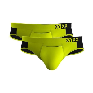 XYXX - Multicolor Modal Men's Briefs ( Pack of 2 ) - L