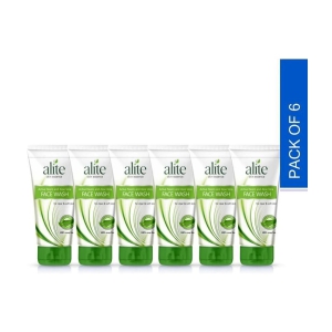 Alite Active Neem & Aloe Vera Face Wash Enriched with Vitamin E( 70g Each)- Pack of 6