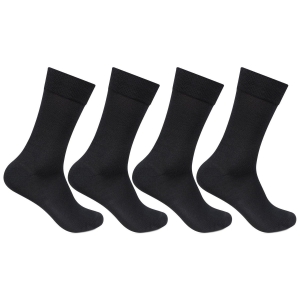 men-cotton-plain-full-length-socks-pack-of-4-black-free-size