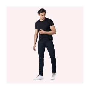 Aflash - Black Denim Slim Fit Mens Jeans ( Pack of 1 ) - 36, Black