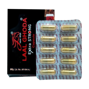 AYURVEDIC CAPSULE FOR MEN / LAAL GHODA  EXTRA STRONG  HERBAL CAPSULE WITH NO SIDE EFFECT.