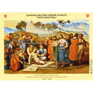 Malta 2020 Military ON JESUS MIRACLES FACE Miniature Sheet