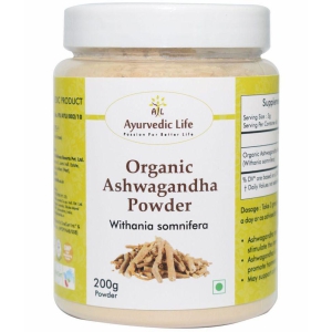 Ayurvedic Life Organic Ashwagandha Powder 200 gm Pack Of 1