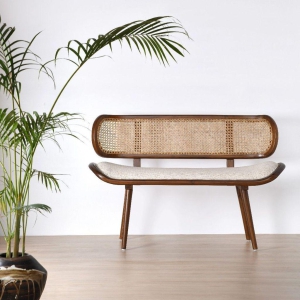 Avalon Cane Bench