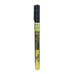 SAKURA PENTOUCH PAINT MARKER, EXTRA FINE POINT, 0.7MM, GOLD