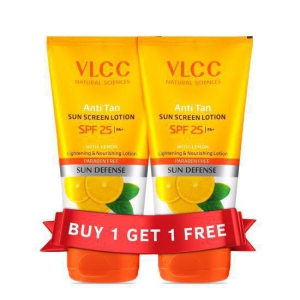 VLCC Anti Tan Sun Screen Lotion - SPF 25 PA+ - 300 ml - Buy One Get One