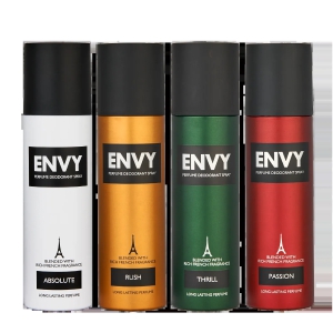 Envy Deodorant Combo Absolute + Rush + Thrill+ Passion 120ml*4