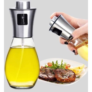 Oil Sprayer for Cooking, Refillable Stainless Steel Oil Dispenser