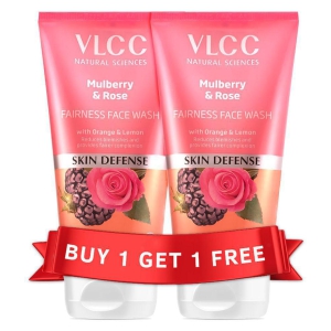 VLCC Mulberry & Rose Facewash (Buy One Get One), 300ml Each ( Pack of 2 )