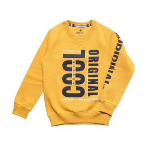 NEUVIN Yellow Fleece Boy''s Pullover Sweaters ( Pack of 1 ) - None