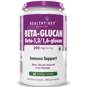 HEALTHYHEY NUTRITION Beta-Glucan Beta-1,3/1,6-glucan Capsule 200 mg