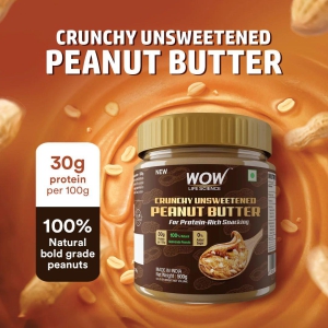 Crunchy Unsweetened Peanut Butter - 500 GM