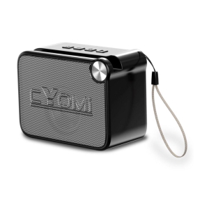 CYOMI CY_617Candy 5 W Bluetooth Speaker Bluetooth V 5.1 with SD card Slot,USB Playback Time 6 hrs Black - Black