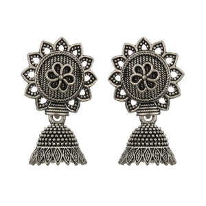 bandish-oxidised-silver-antique-jhumki-earrings