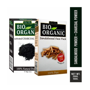 indus-valley-bio-organic-sandalwood-face-pack-powder-and-activated-charcoal-powder-combo-set-200-g