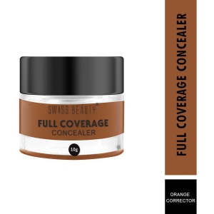 Swiss Beauty Full Coverage Creamy Concealer Cream Concealer Orange Corrector Light Pack of 2 10 mL