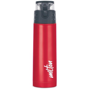 Milton Atlantis 900 Thermosteel Insulated Water Bottle, 750 ml, Red | Hot and Cold | Leak Proof | Office Bottle | Sports | Home | Kitchen | Hiking | Treking | Travel | Easy To Carry | Rust P