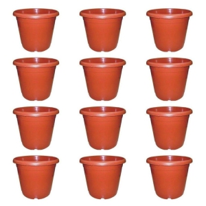 Set of 12 - 14 Inch Plastic Pot