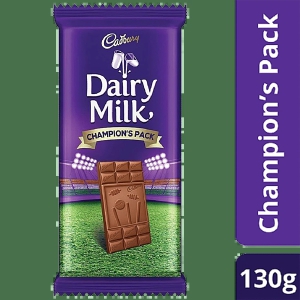 Cadbury Dairy Milk Chocolate Bar - Champion Pack, 130 G