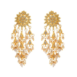 Abhaah kundan minakari handmade earrings for women and girls