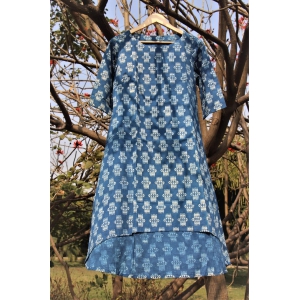 Truly Timeless Hand Block Print Cotton kurti-L