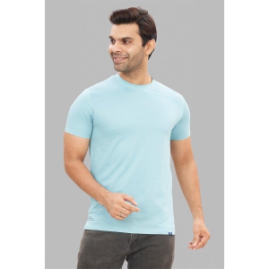 Men's Regular Fit T-Shirt - Blue-XL