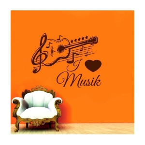 Decor Villa I love Music Vinyl Wall Stickers