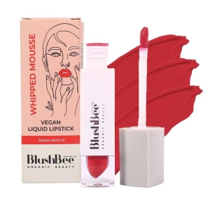 BlushBee Mousse Matte Long Lasting Liquid Lipstick-Boujee,5ml