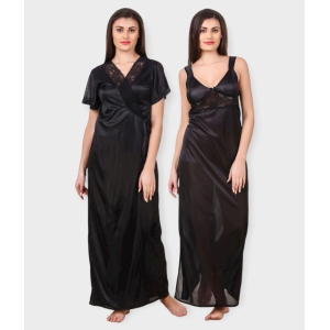 fasense-black-satin-womens-nightwear-nighty-night-gowns-none