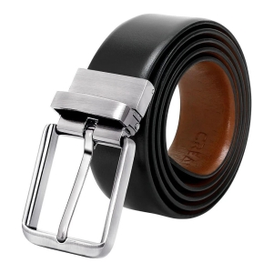 Creature - Black Leather Mens Formal Belt ( Pack of 1 ) - None