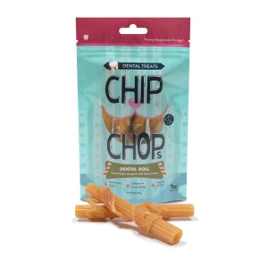 Chip Chops - Dental Roll Peanut Butter Wrapped with Real Chicken (80 Grams)-Pack of 1
