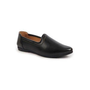 Men Black Ethnic Slip-On Lightweight Jutis & Mojaris-8