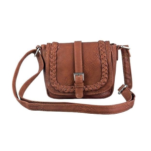 Lychee bags Women's Beige PU Sling Bag ( Maroon)