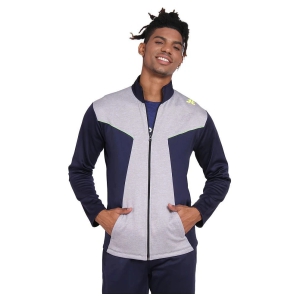 OFF LIMITS Navy Polyester Fleece Jacket - L