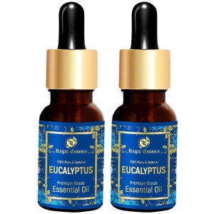 REGAL ESSENCE Eucalyptus Essential Oil,100% Pure & Natural For Cold & Cough Aromatherapy, Relaxation, Skin Therapy, -15ML (PACK OF 2)