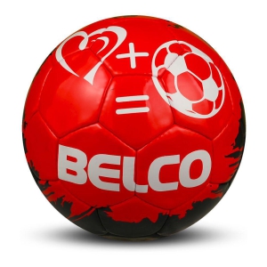 Belco - Red PVC Football ( Pack of 1 ) - 5