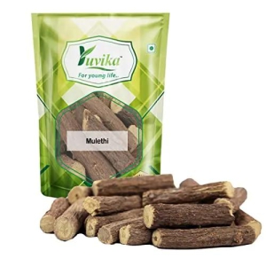 YUVIKA Mulethi - Multhi Spl - Glycyrrhiza Glabra - Yashtimadhu - Jeshthamadha - Licorice Root (100 Grams)