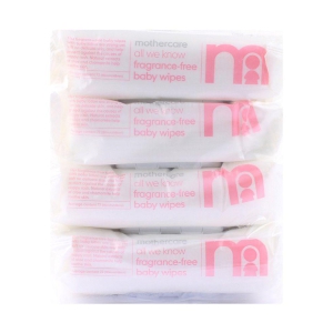 Mothercare All We Know Fragrance Free Baby Wipes - 4 X 72 Wipes