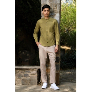 Musafir Olive Full Sleeve Shirt