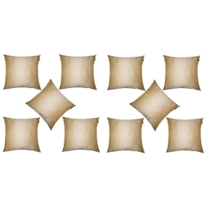 Lushomes Festive Dupion Silk Cushion Covers (Pack of 5 - Multicolour)-Half White