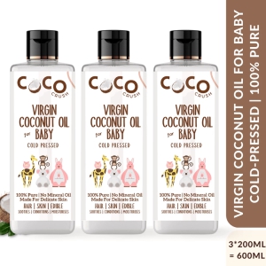 coco-crush-virgin-coconut-oil-for-baby-massage-cold-pressed-pure-natural-body-hair-pack-of-3-200ml-each