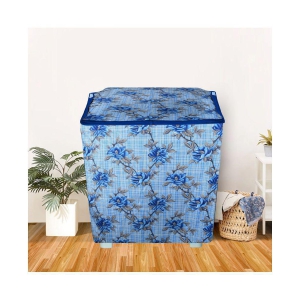 E-Retailer Single Polyester Blue Washing Machine Cover for Universal Semi-Automatic - Blue