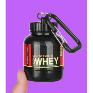 Digital Protein Powder and Supplement Funnel Keychain - Protein Powder Container with Durable Key-Chain-2