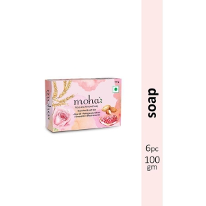 moha Rose and Almond Soap Pack of 6- 100gm Each